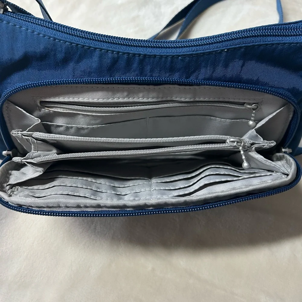 Baggallini Everyday Crossbody Bag- Dark Blue - Picture 12 of 13